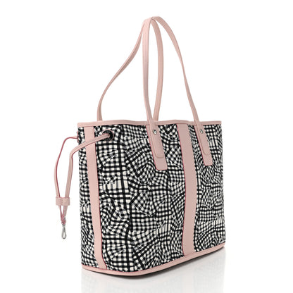 MCM Visetos Medium Liz Reversible Shopper Tote White Soft Pink 7 of 22