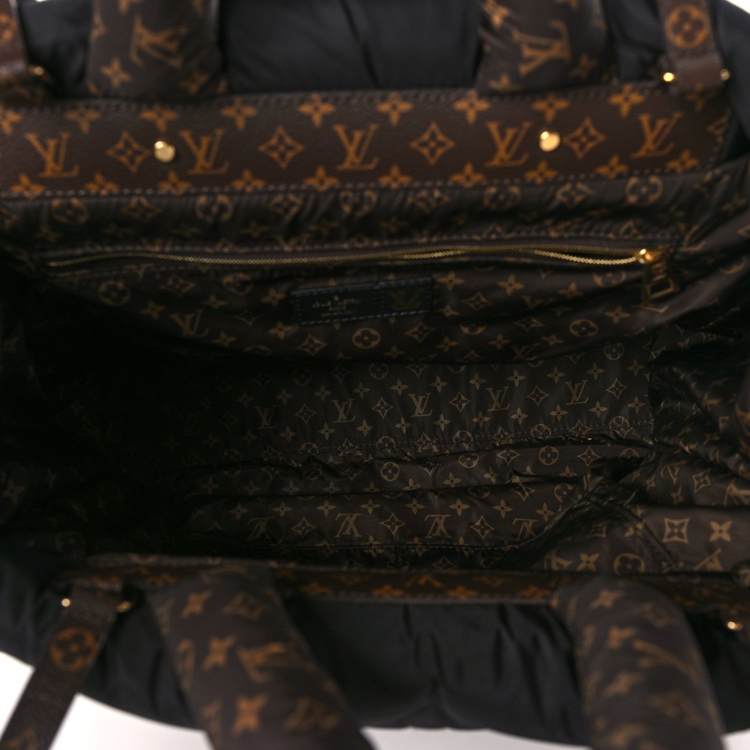 Louis Vuitton Econyl Monogram Pillow Giant Onthego GM Black 5 of 8