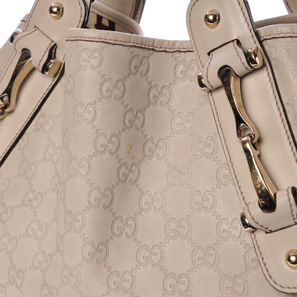 Gucci Guccissima Medium Pelham Shoulder Bag Off White 10 of 10
