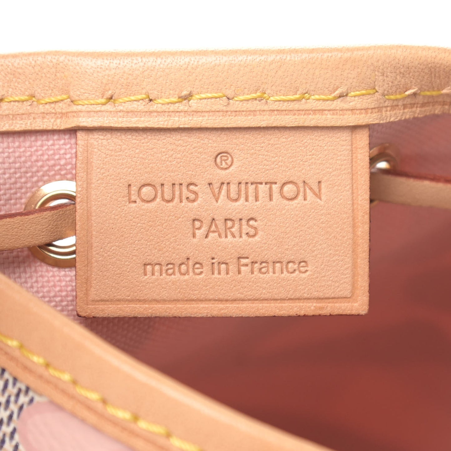Damier Azur Tahitienne Nano Noe Rose Ballerine