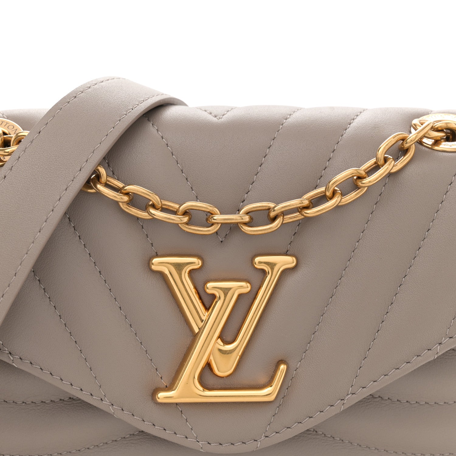 Louis Vuitton Calfskin New Wave Chain PM NM Taupe 7 of 10