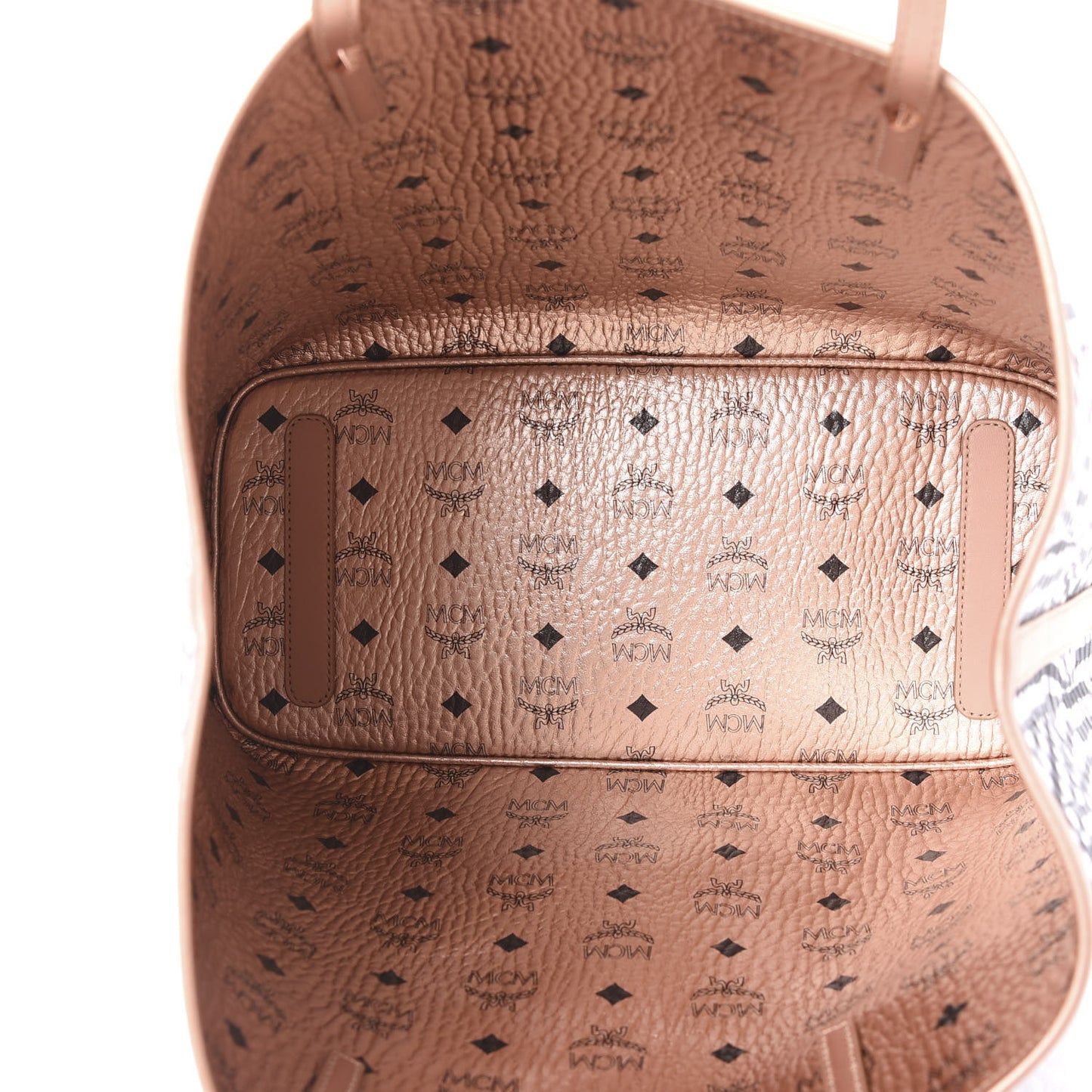 Metallic Visetos Medium Anya Shopper Tote Champagne Gold