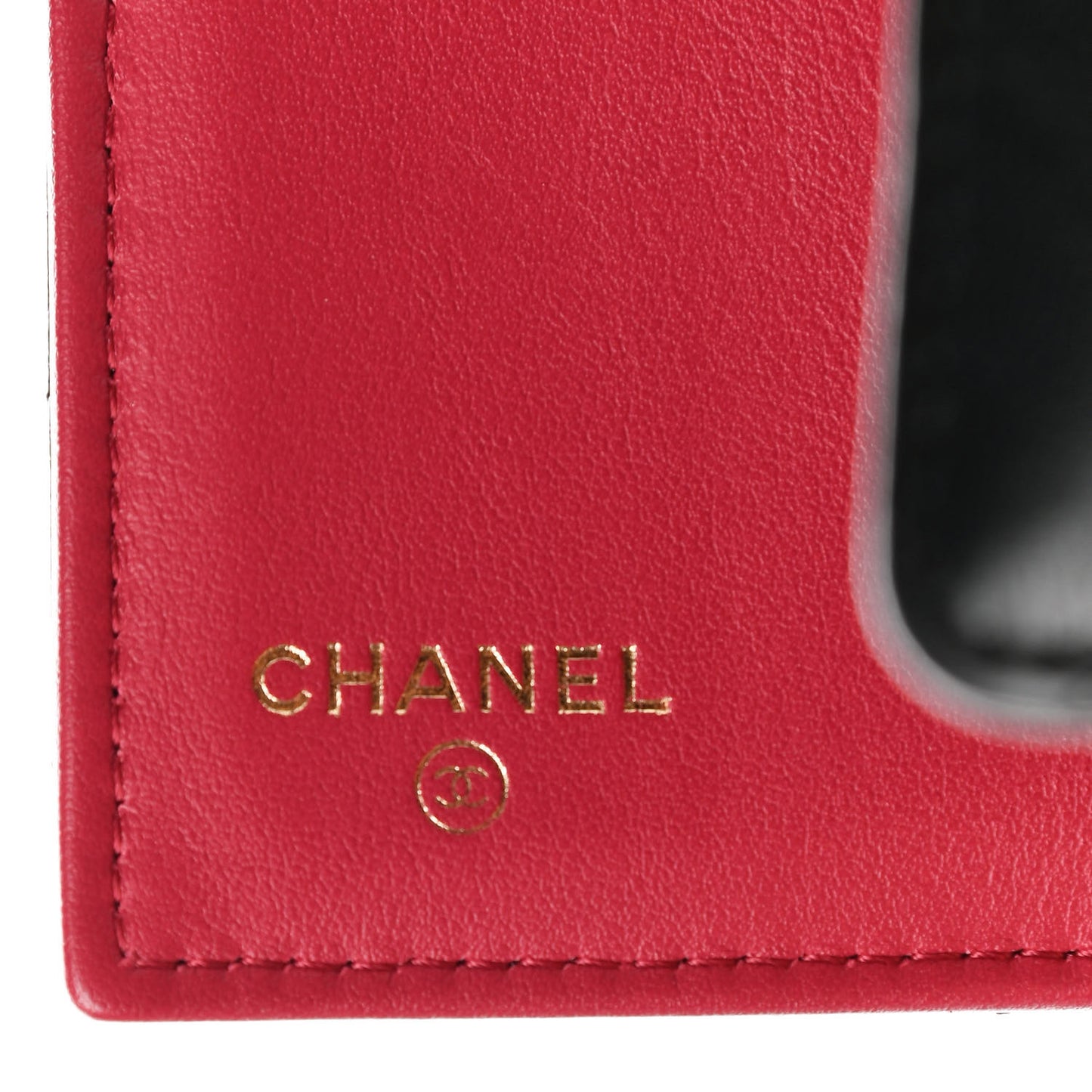 Lambskin Quilted Chanel 19 Small Flap Wallet Black