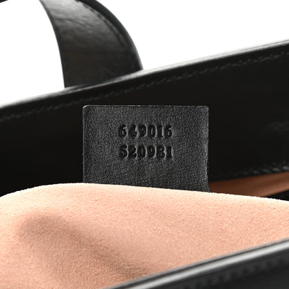 Gucci Boarded Plutone Calfskin Medium Jackie 1961 Tote Black 7 of 12