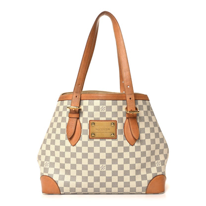 Louis Vuitton Damier Azur Hampstead MM 1 of 12