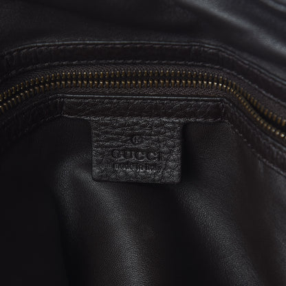 Gucci Deerskin Large Hip Bamboo Shoulder Bag Dark Cocoa 6 of 10
