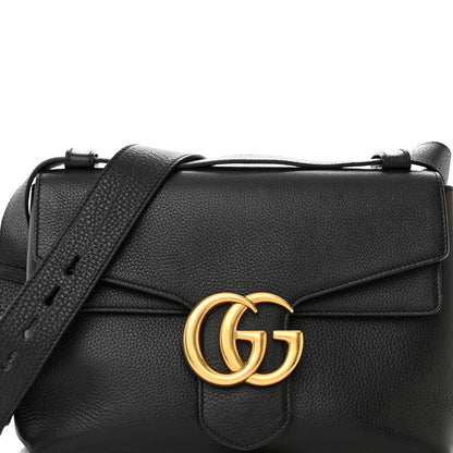 Gucci Cellarius Calfskin GG Marmont Shoulder Bag Black 8 of 12