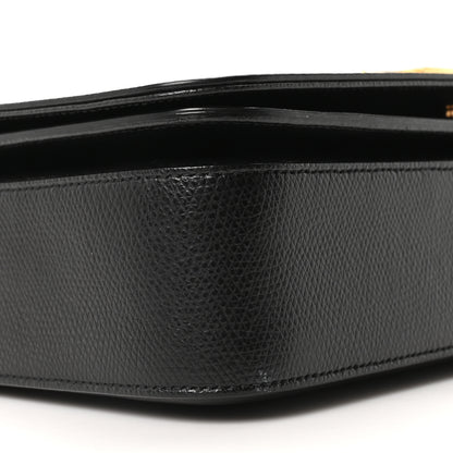Saint Laurent Textured Calfskin Medium Classic Monogram Universite Bag Black 8 of 9