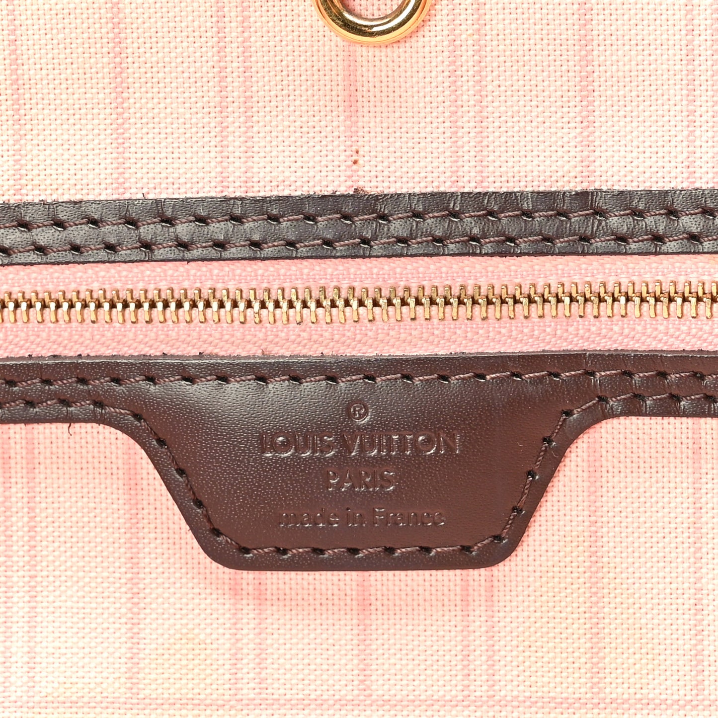 Damier Ebene Neo Neverfull MM Rose Ballerine