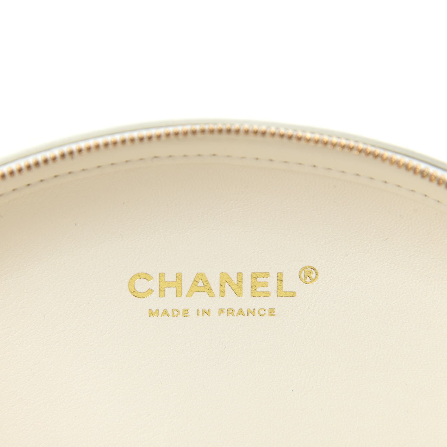 Chanel Embroidered Lambskin Chevron Quilted La Pausa Evening Bag White 9 of 11