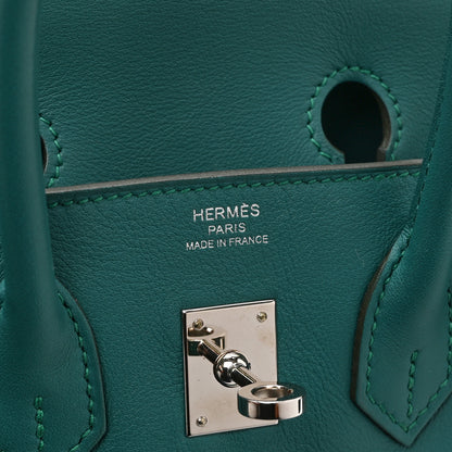Hermes Swift Birkin 25 Vert Vertigo 6 of 10