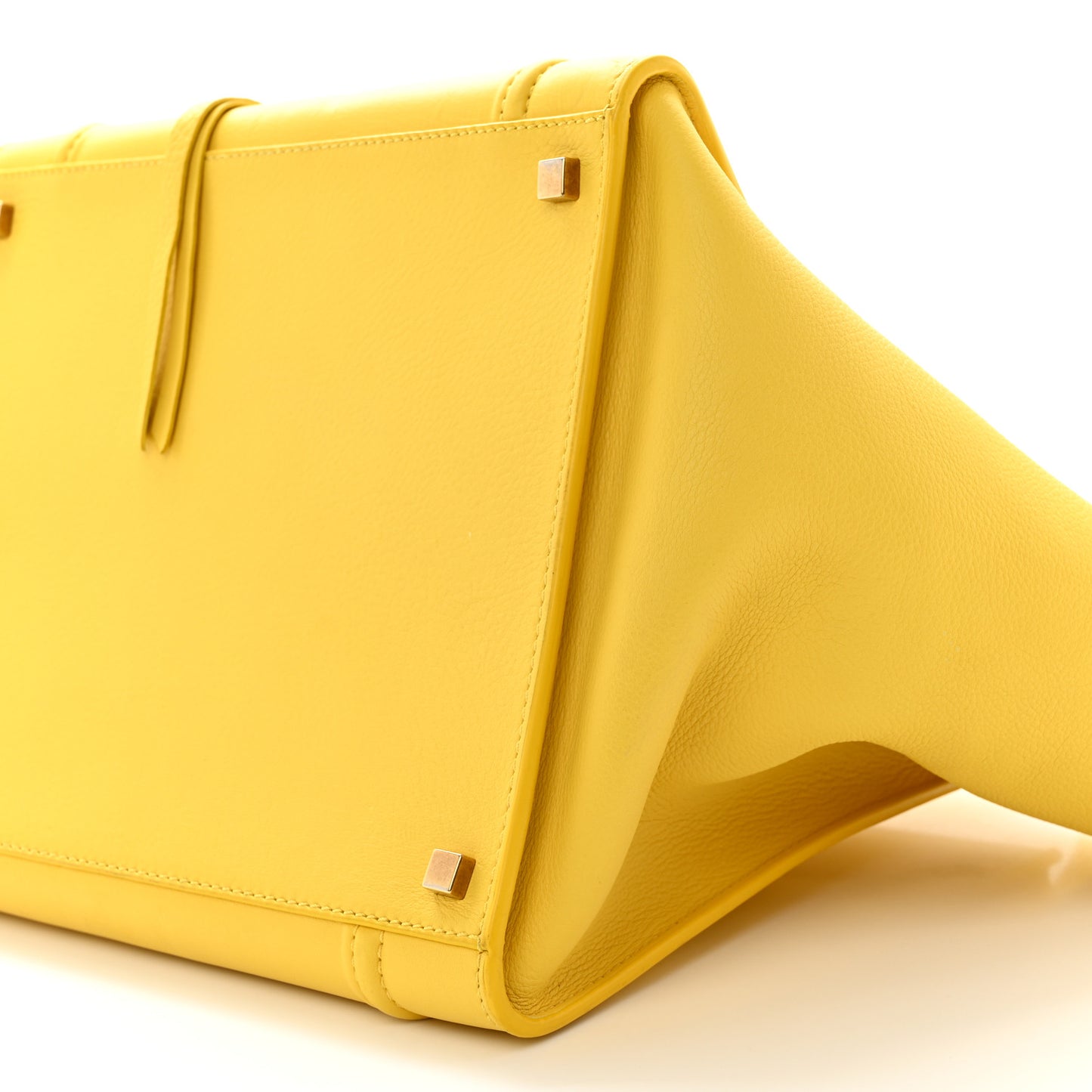Supple Calfskin Large Phantom Luggage Sun Yellow