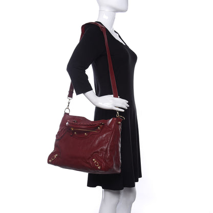 Balenciaga Agneau Giant 12 Gold Hardware Velo Rouge Cerise 2 of 8