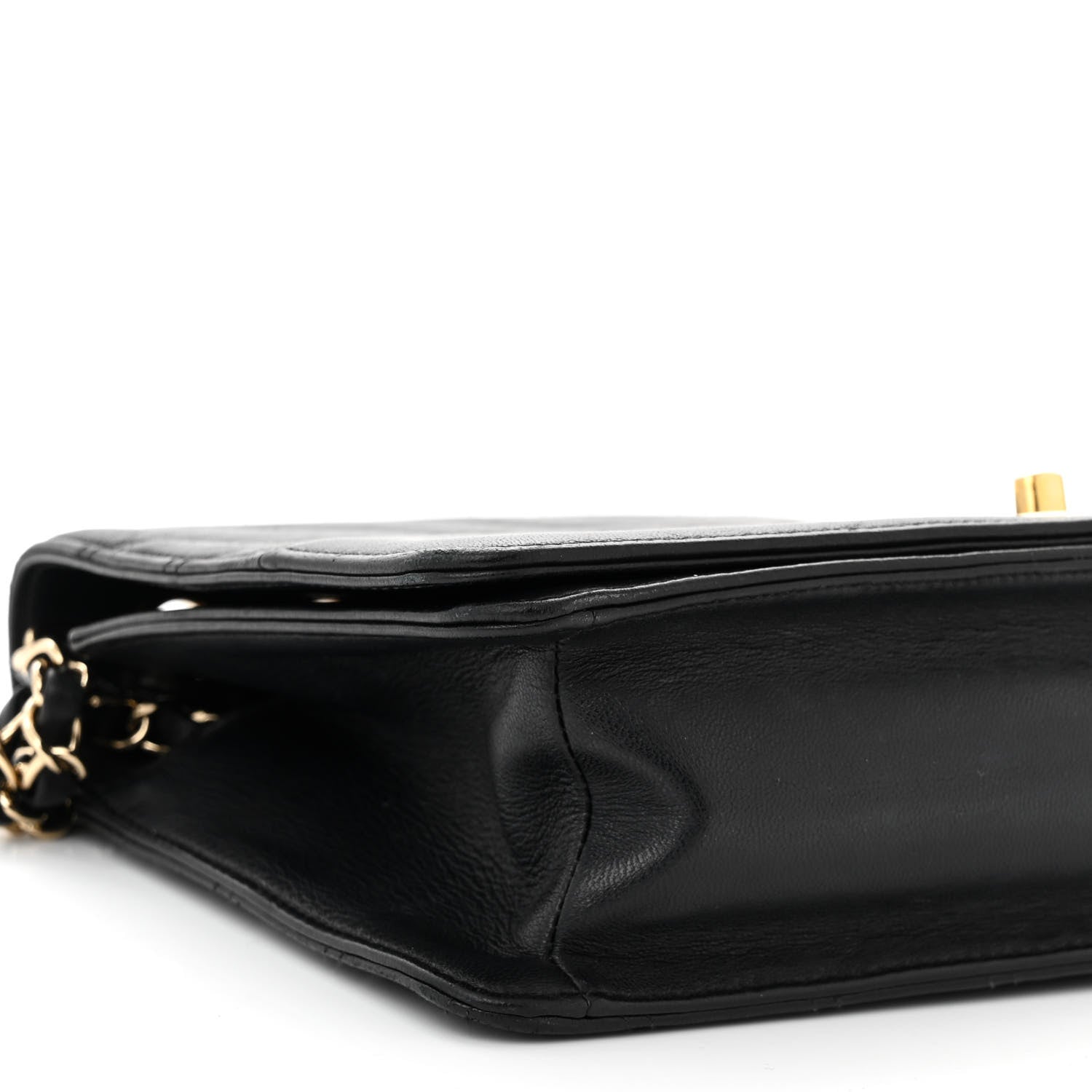 Chanel Calfskin Chevron Quilted Flap Black 9 of 10