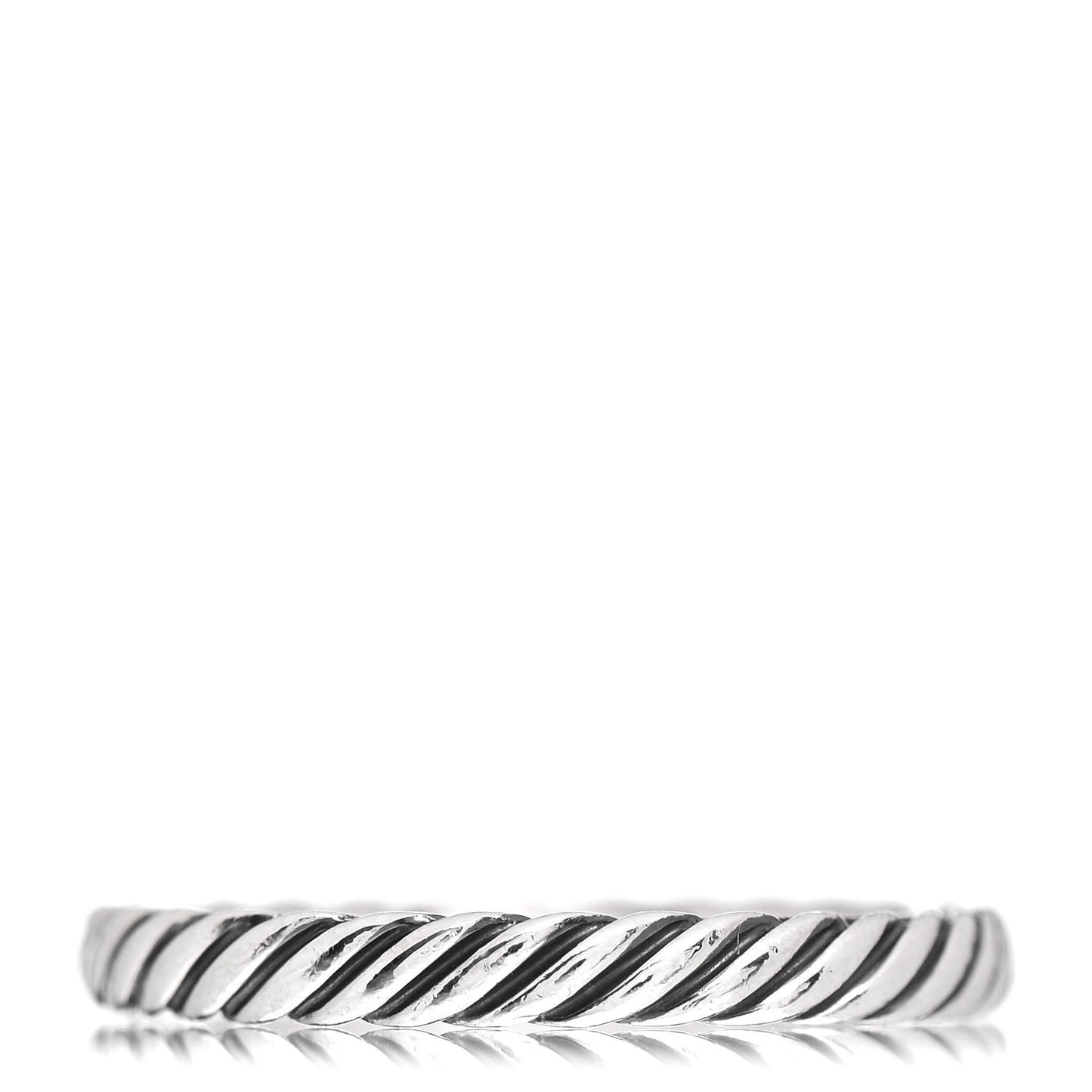 Sterling Silver Cable Classics Band Ring 52 6