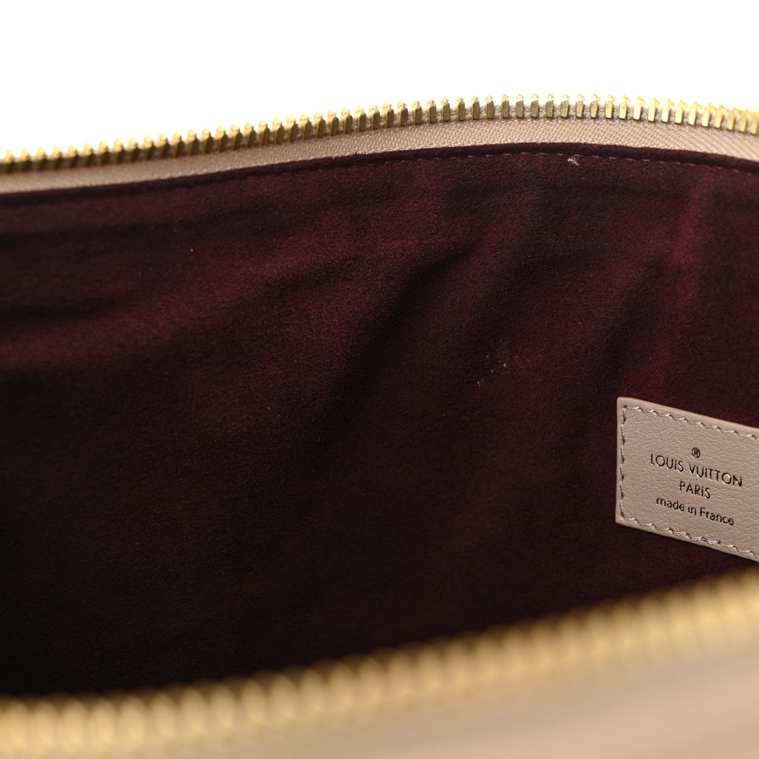 Louis Vuitton Lambskin Embossed Monogram Coussin Hobo MM Galet 11 of 12