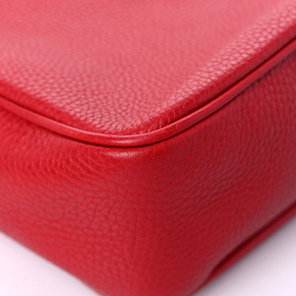 Gucci Pebbled Calfskin Small Soho Disco Bag Tabasco Red 11 of 16
