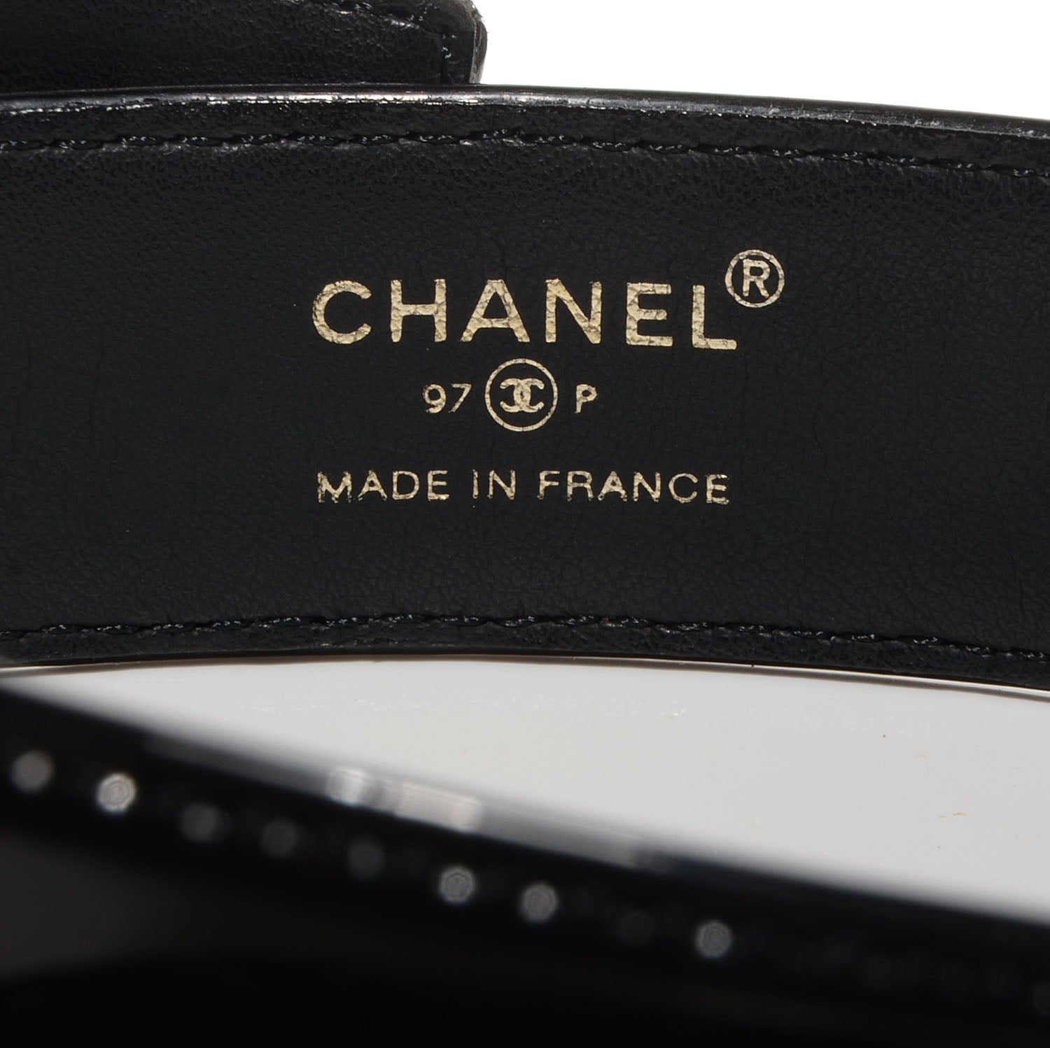Chanel Patent Leather Resin CC Belt 80 32 Multicolor 4 of 6