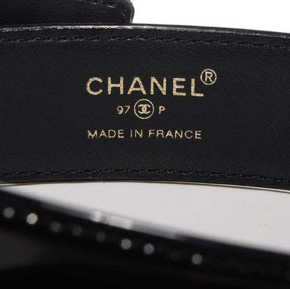 Chanel Patent Leather Resin CC Belt 80 32 Multicolor 4 of 6