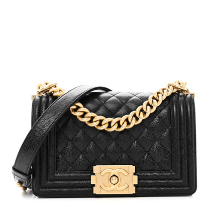 Chanel Caviar Quilted Small Boy Flap Black 1 of 11