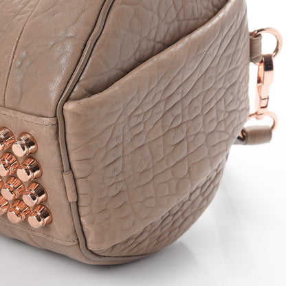 Alexander Wang Pebbled Lambskin Rockie Latte Rose Gold Hardware 16 of 16