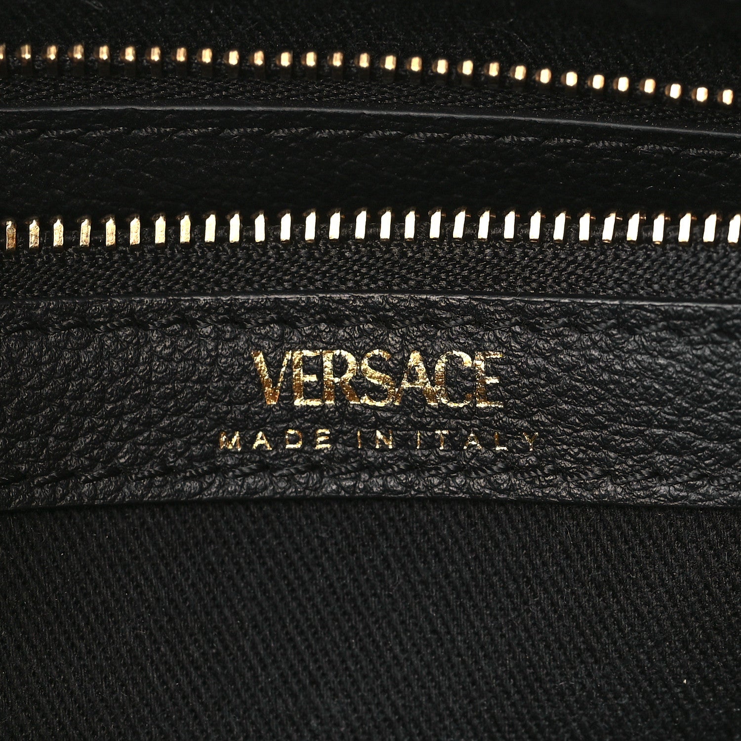 Versace Grained Calfskin Small La Medusa Tote Bag Black 6 of 8