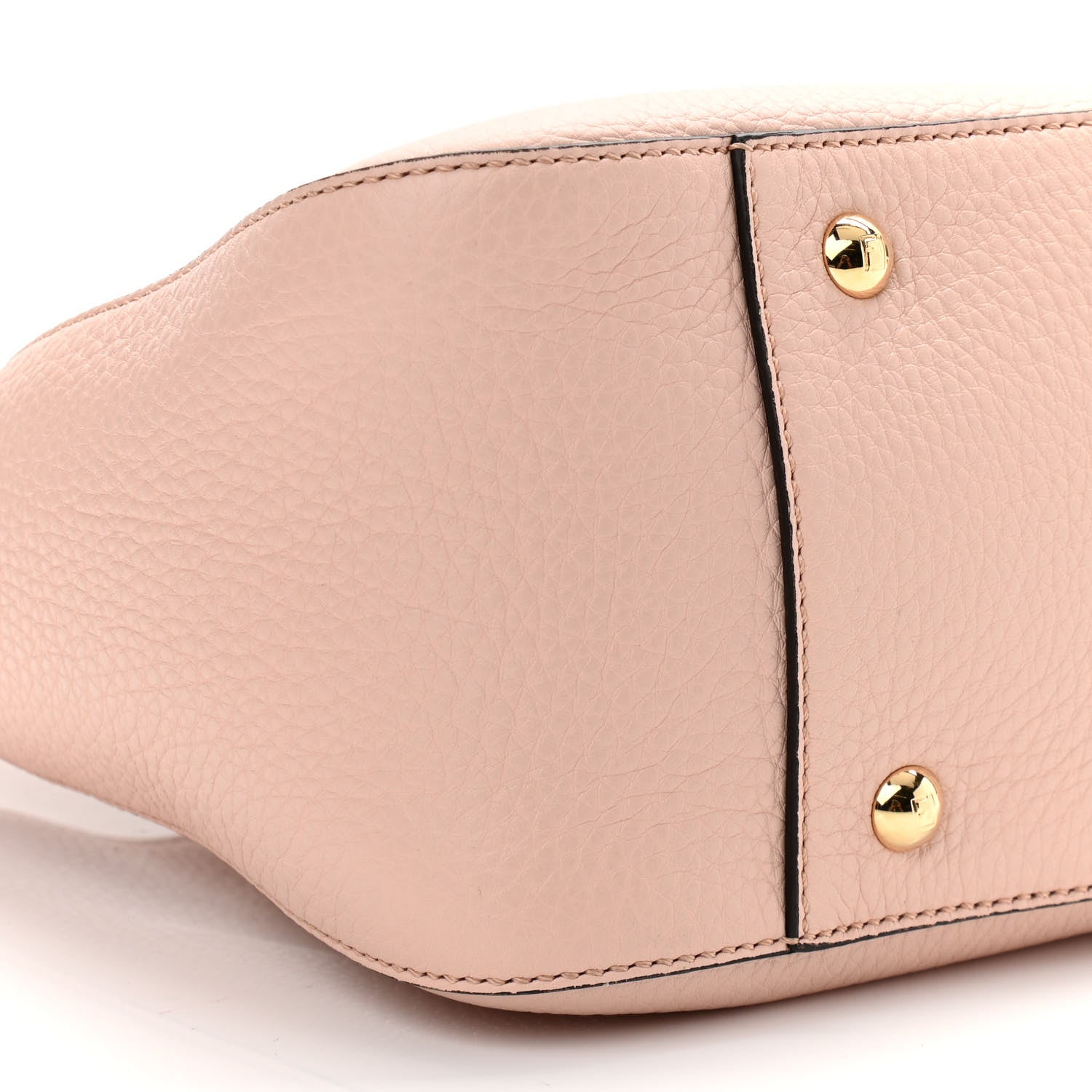 Fendi Cuoio Romano Selleria Small FF Tote Cipria 8 of 10