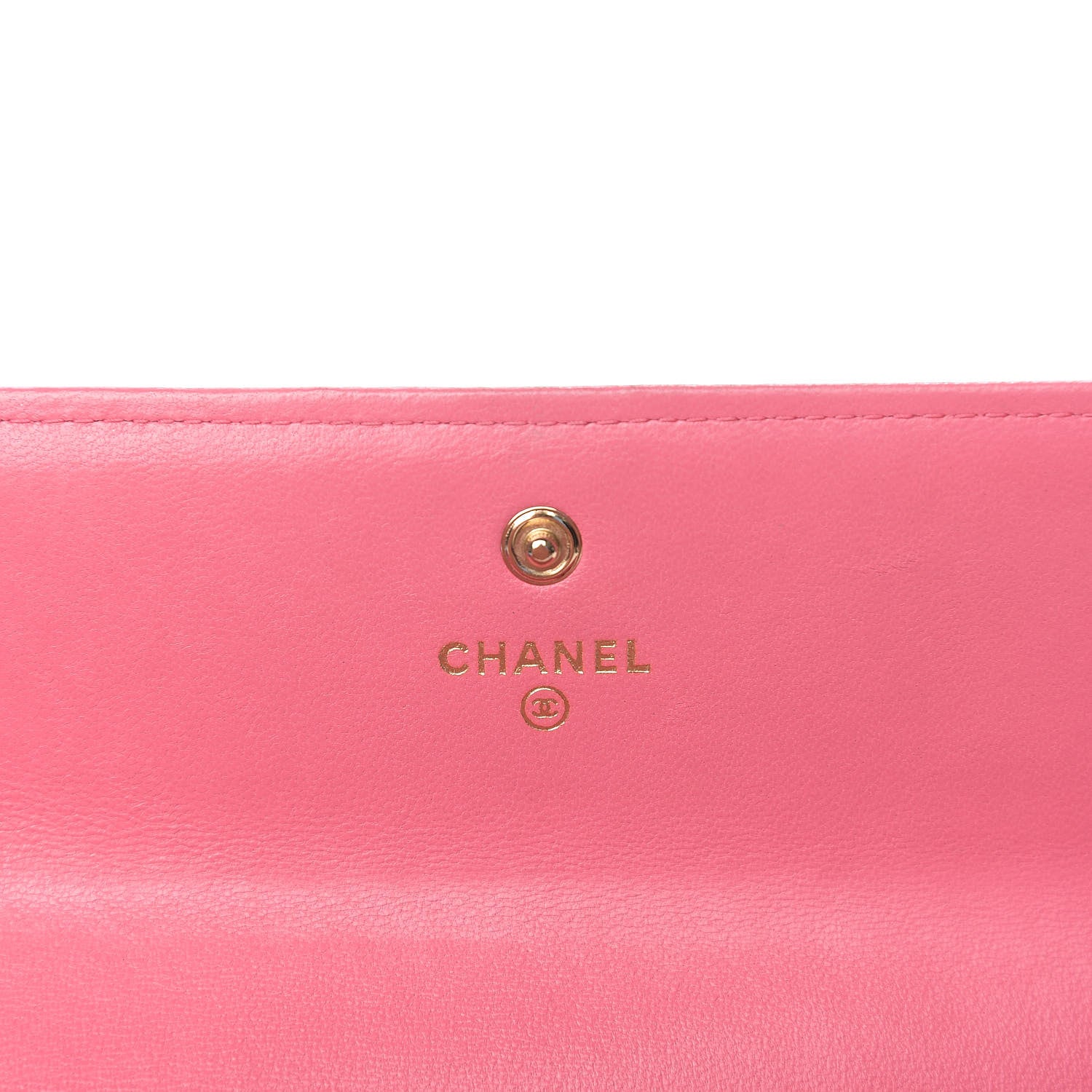 Chanel Lambskin Quilted Boy Flap Wallet Pink 5 of 12