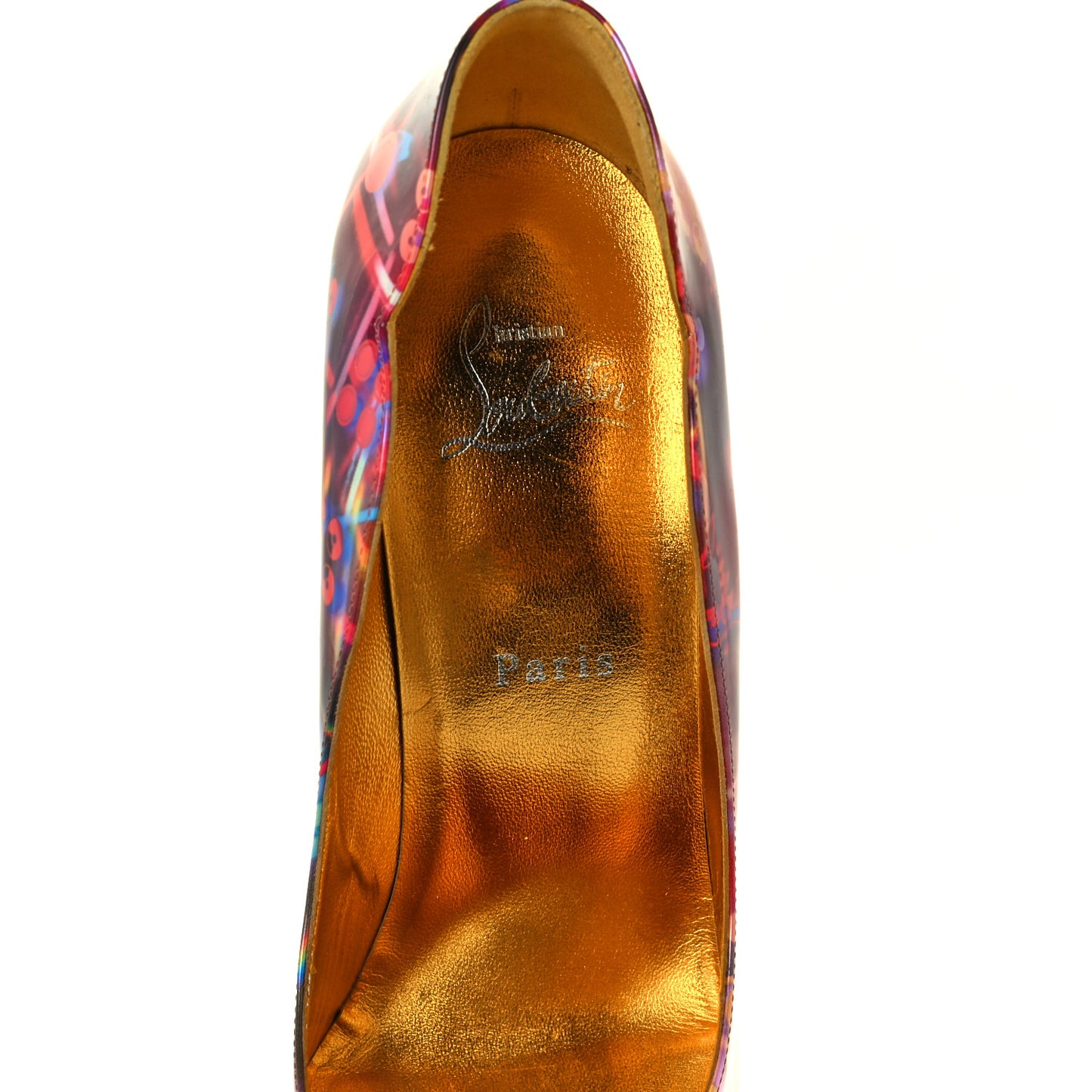 Patent Discolaser Hot Chick 100 Pumps 38.5 Multicolor