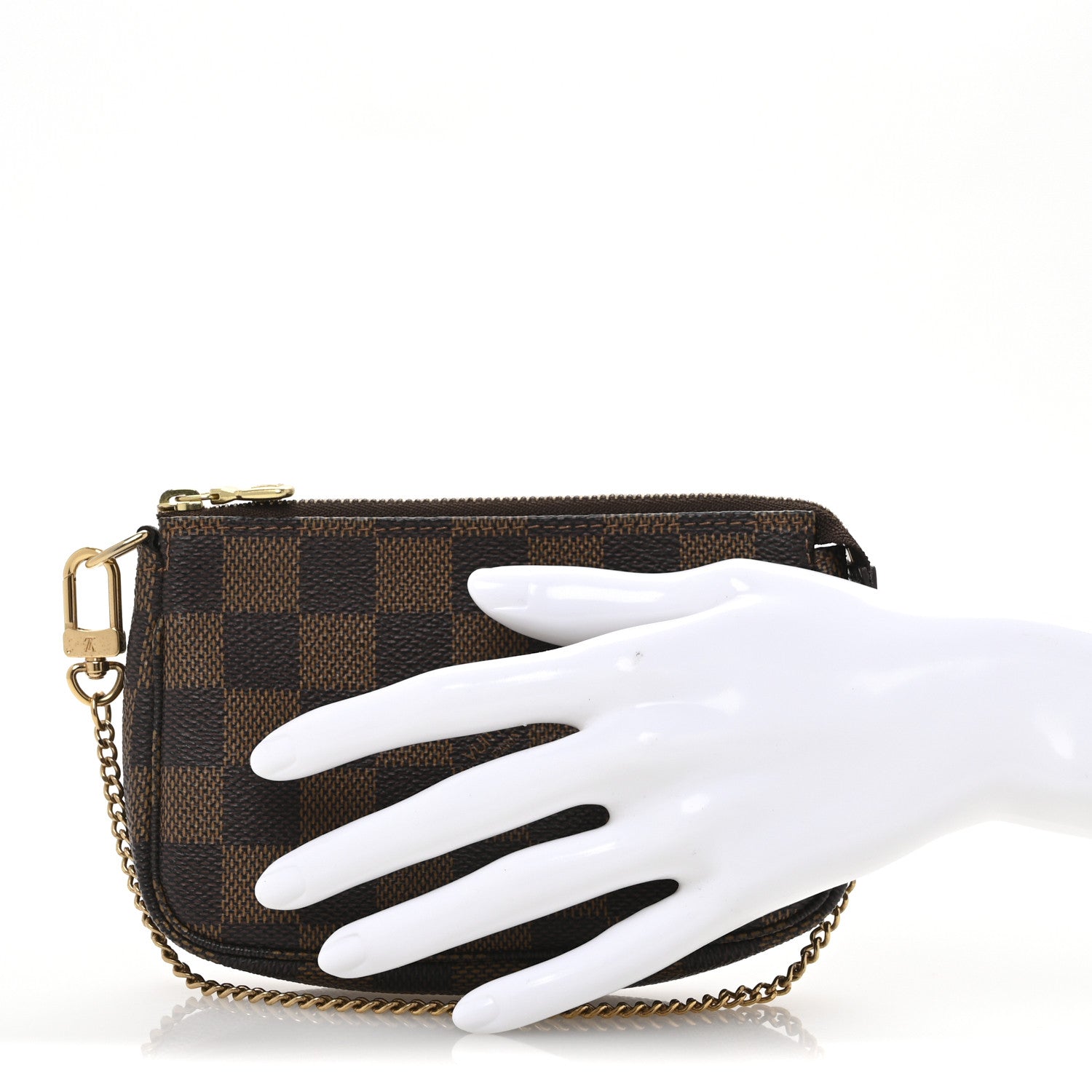 Louis Vuitton Damier Ebene Mini Pochette Accessories 2 of 9