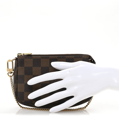 Louis Vuitton Damier Ebene Mini Pochette Accessories 2 of 9