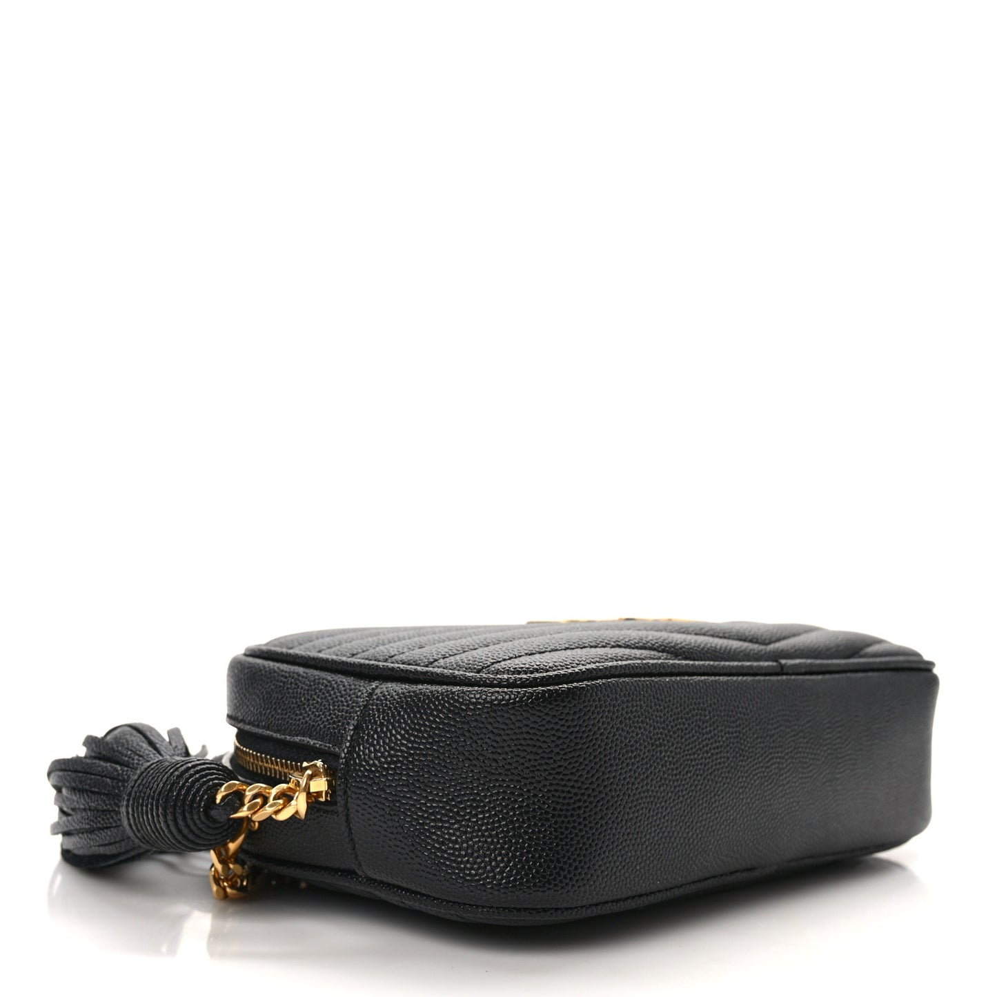 Grain De Poudre Matelasse Monogram Mini Lou Camera Bag Black