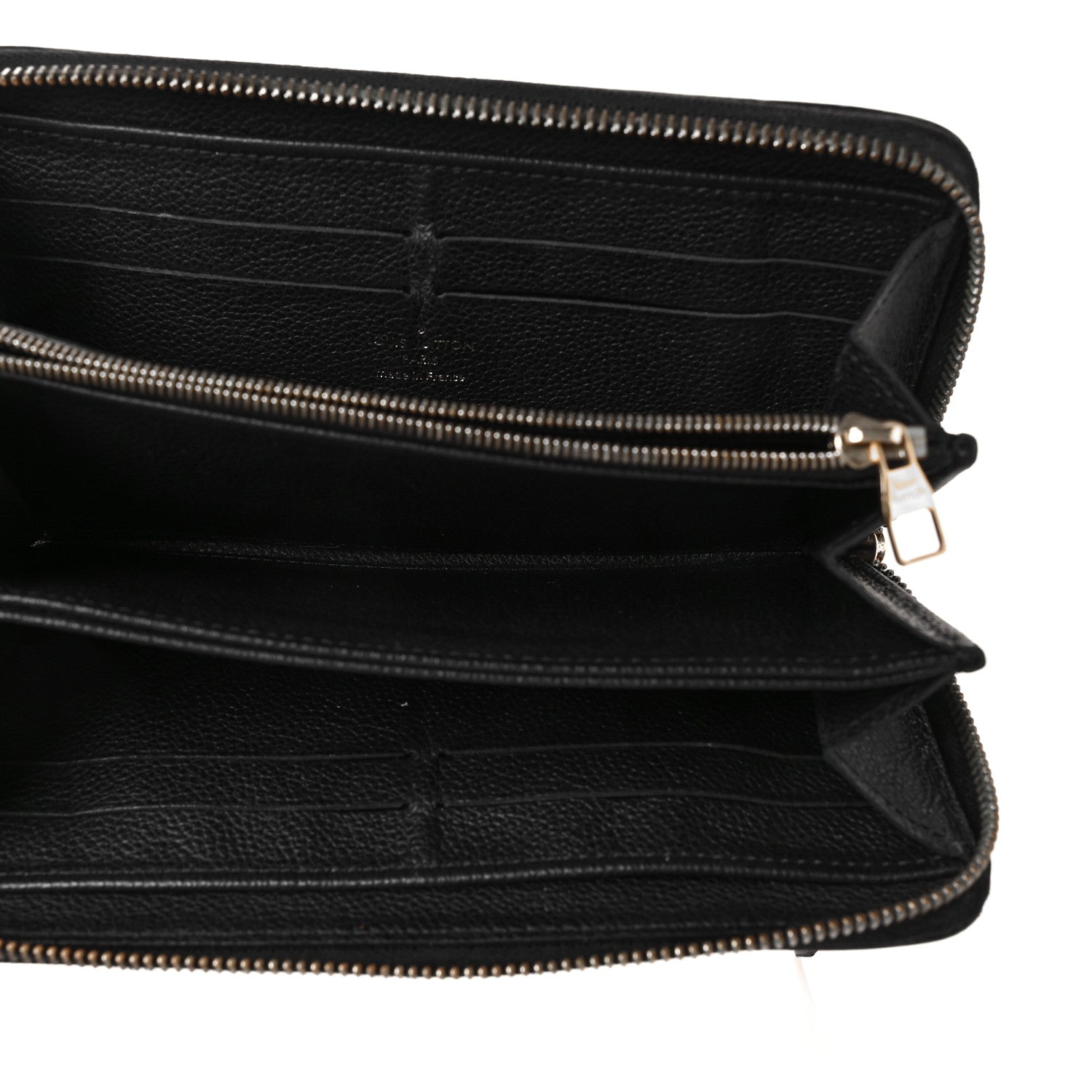 Louis Vuitton Empreinte Zippy Wallet Black 5 of 9