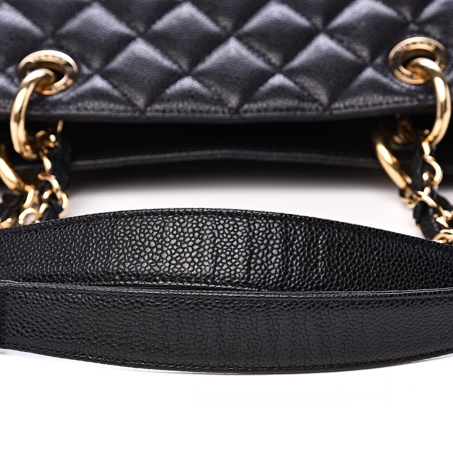 Caviar Quilted XL Grand Shopping Tote GST Black