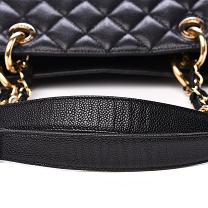 Chanel Caviar Quilted XL Grand Shopping Tote GST Black 11 of 11