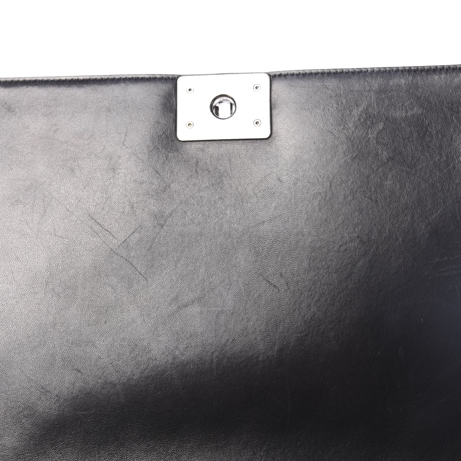 Chanel Lambskin Quilted Large Boy Flap Black 10 of 12