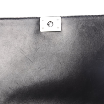 Chanel Lambskin Quilted Large Boy Flap Black 10 of 12