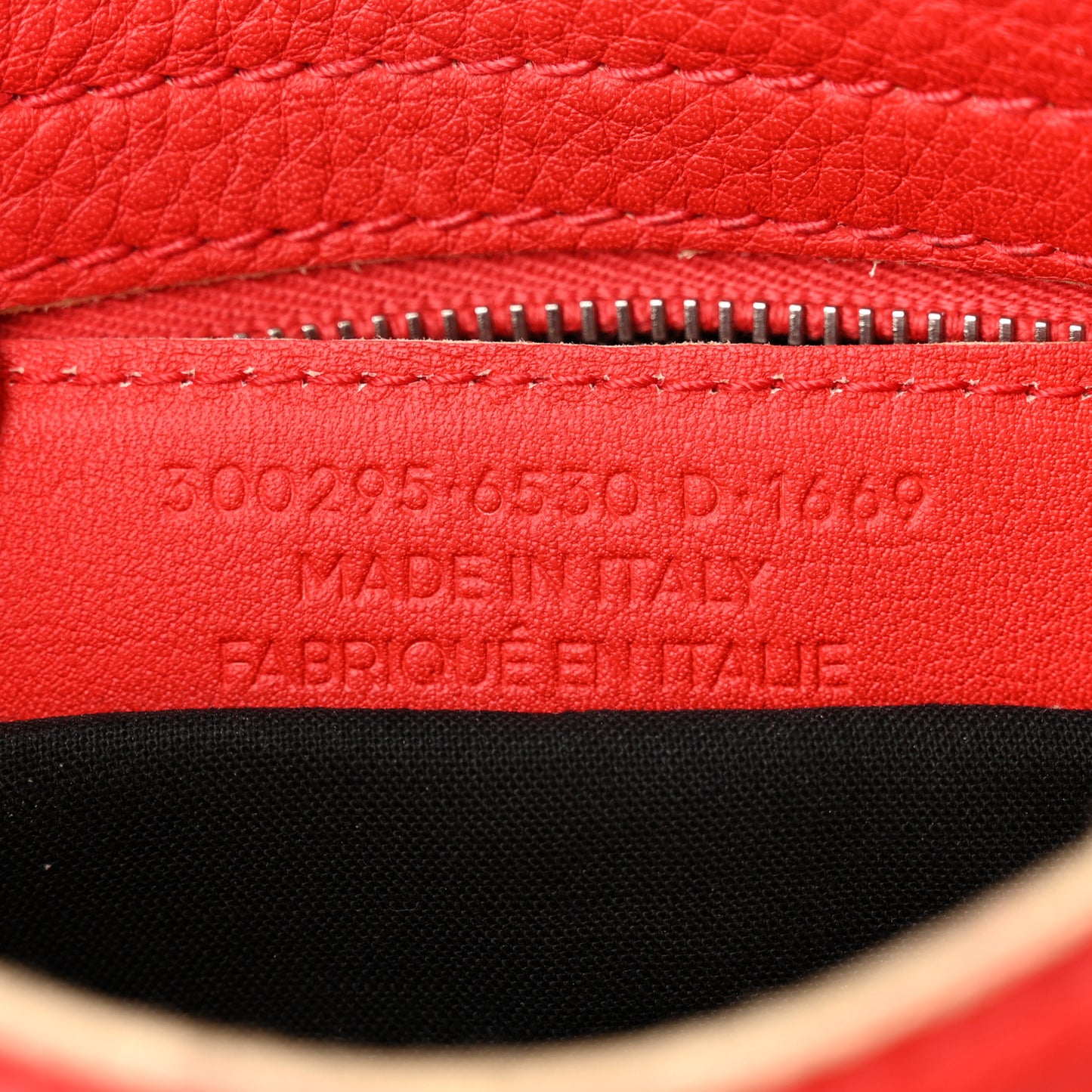Supple Grained Calfskin Classic Silver Hardware Highlight Mini City Rouge Fraise