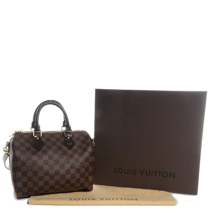 Louis Vuitton Damier Ebene Speedy Bandouliere 25 4 of 8