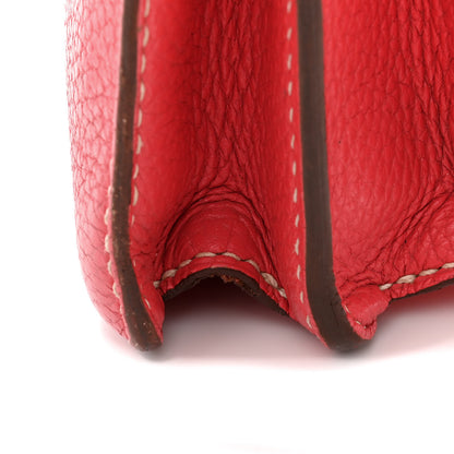 Hermes Taurillon Clemence Sac Roulis 23 Sanguine 16 of 17