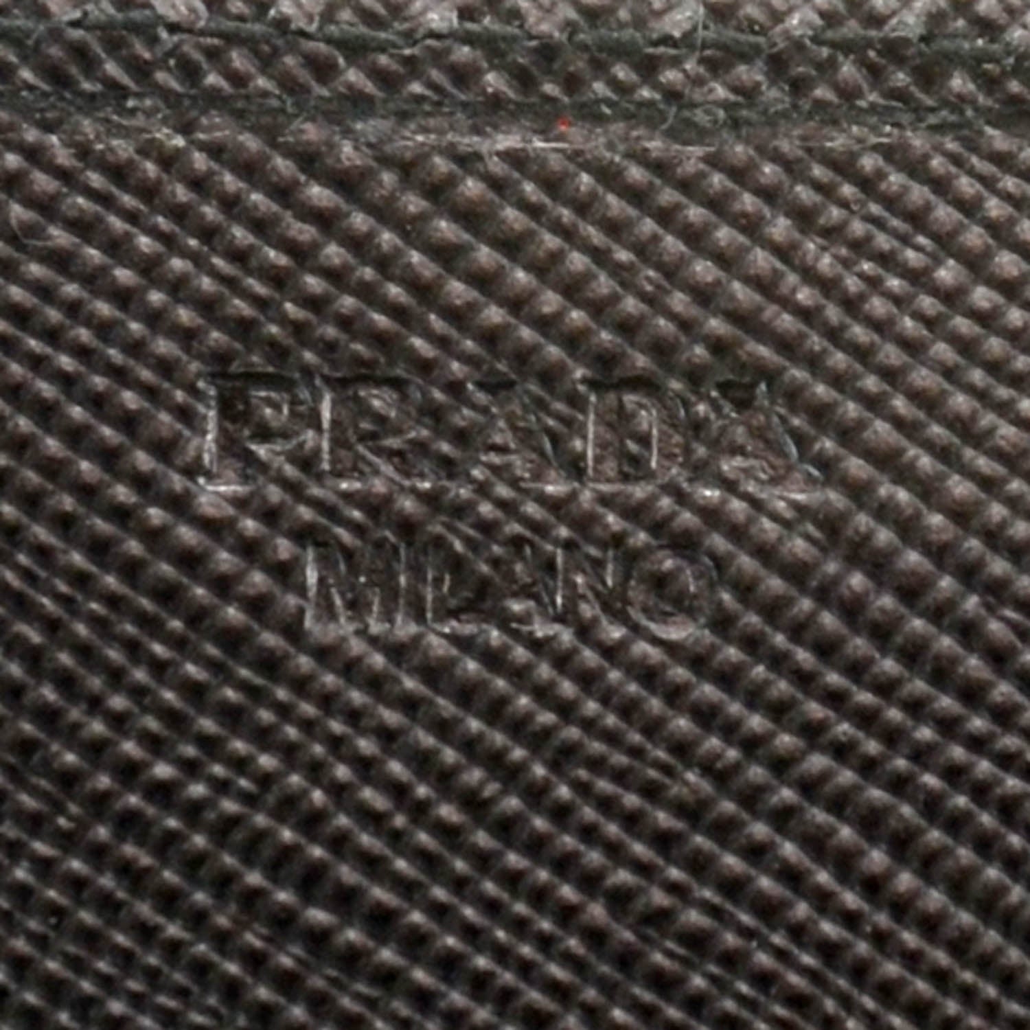 Prada Saffiano Continental Flap Wallet Nero Black 3 of 7