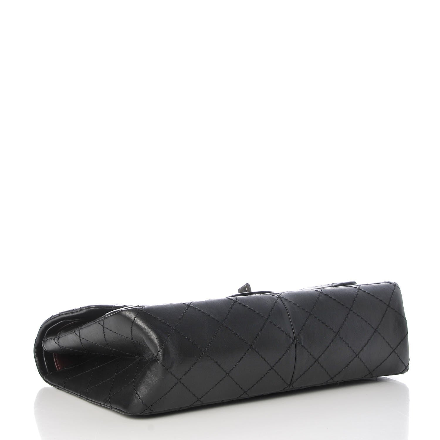 Chanel Aged Calfskin Quilted 2.55 Reissue 226 Flap Black 4 of 8