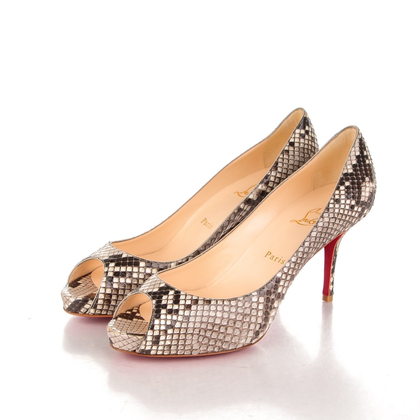 Python Mater Claude 85 Platform Pumps 40 Roccia