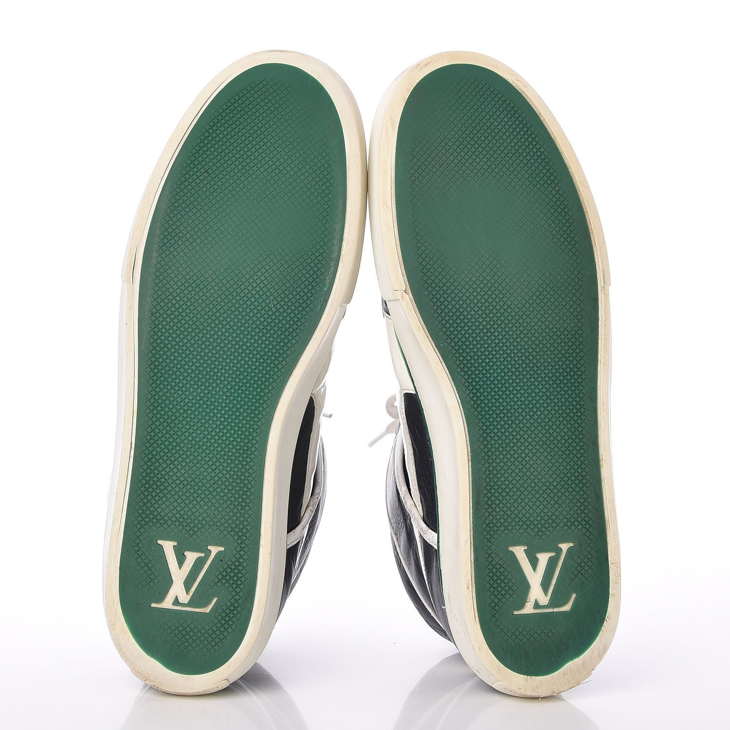 Louis Vuitton Mens Empreinte Patent Tower High Top Sneakers 10 Navy White 9 of 11