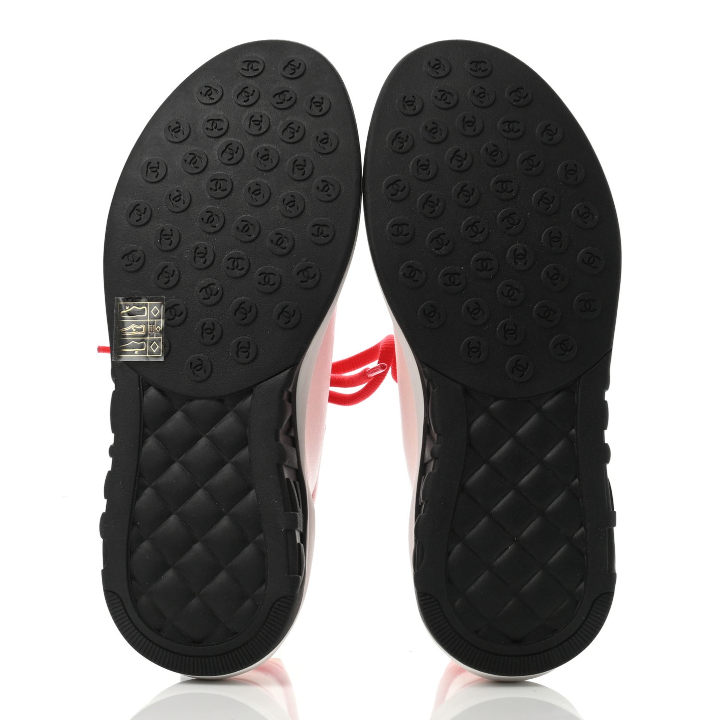 Lycra Fabric CC Sneakers 36 White Red