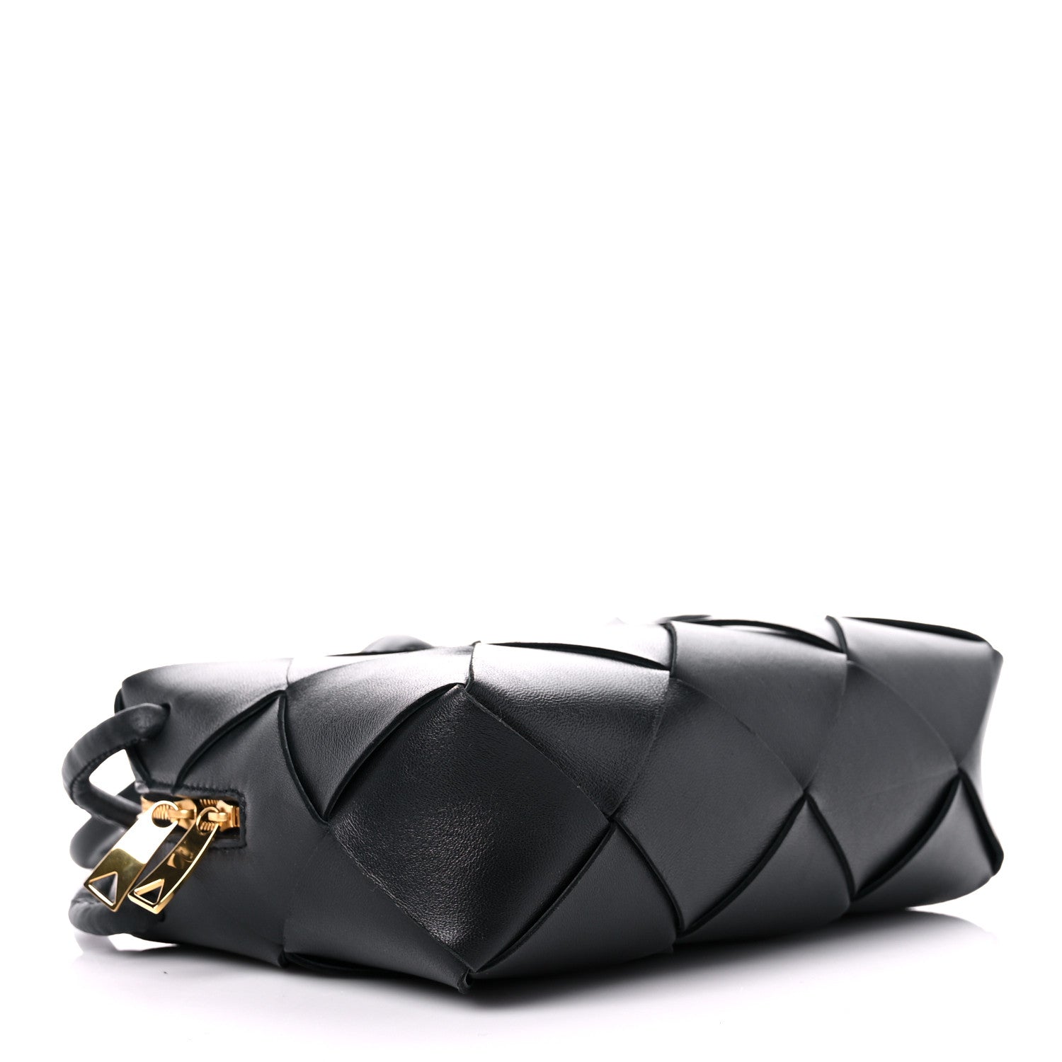 Bottega Veneta Lambskin Intreccio Small Cassette Camera Bag Black 4 of 10