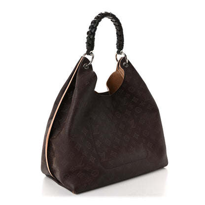 Louis Vuitton Mahina Carmel Hobo Chocolate 3 of 10