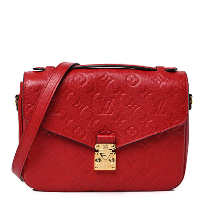 Louis Vuitton Empreinte Pochette Metis Scarlet 1 of 9