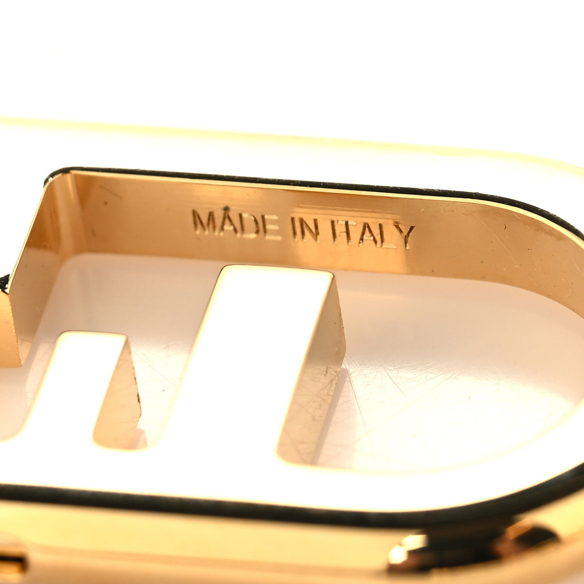 Fendi Metal O'Lock Strap You Gold 3 of 4