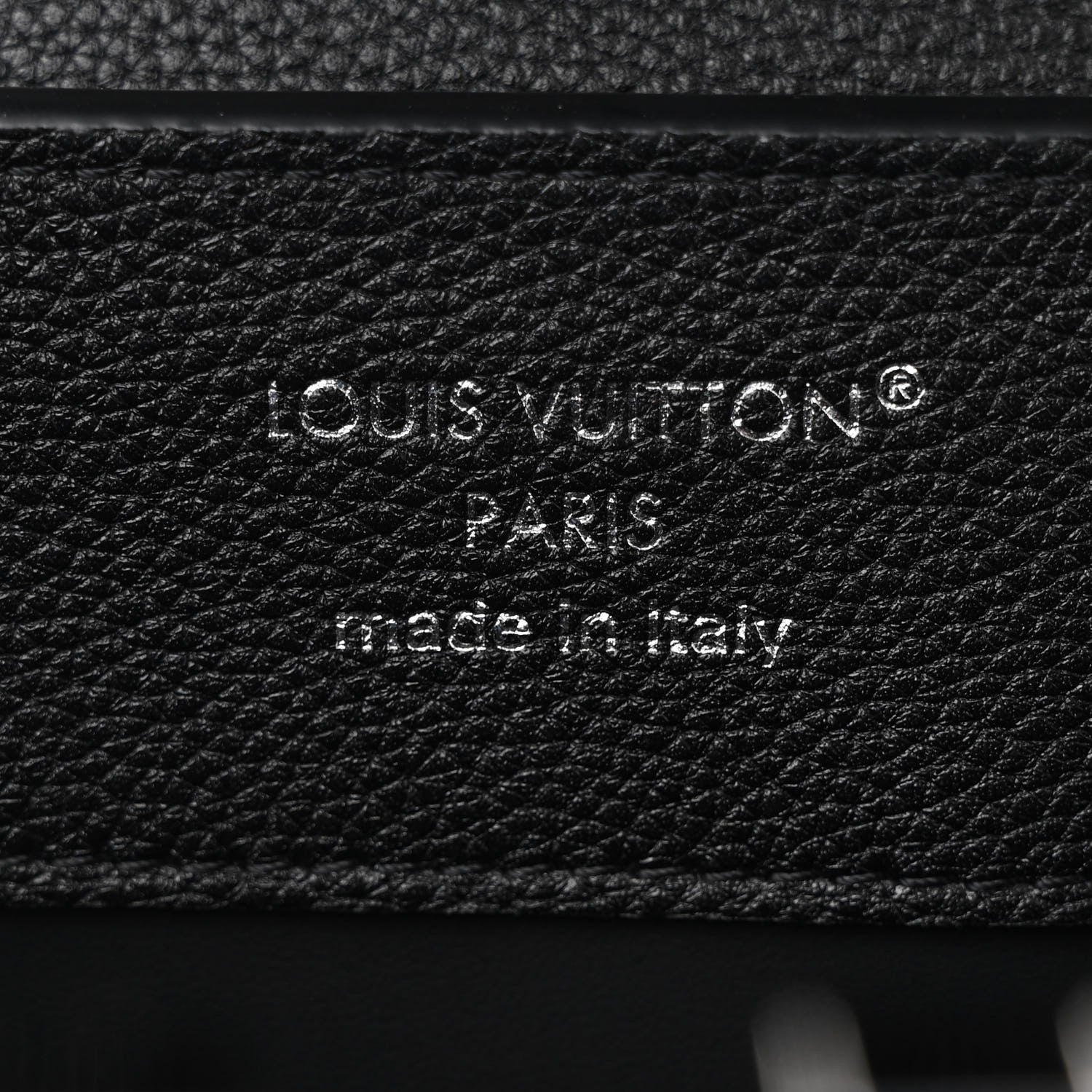 Louis Vuitton Taurillon Karung Capucines BB Black Cosmic 7 of 10